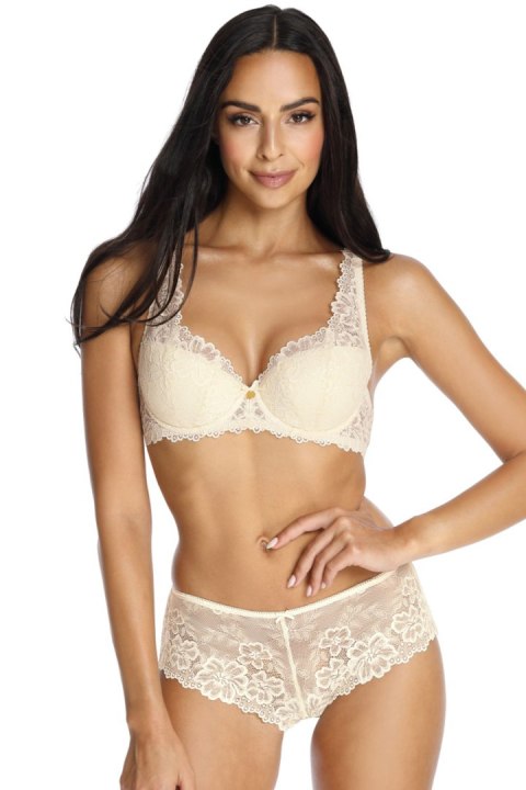 Szorty Model 053/54/2 Carmela Cream - Mat Szorty Model 053/54/2 Carmela Cream - Mat