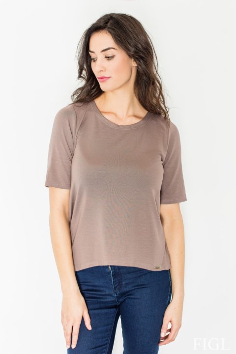 Bluzka M436 Beige - Figl Bluzka M436 Beige - Figl