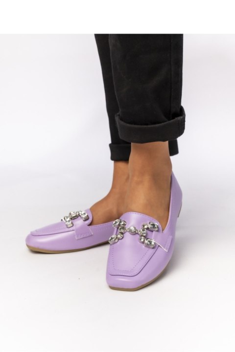 DAMSKIE MOKASYNY ELEA PURPLE - Inello