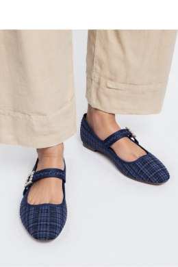Damskie Baleriny ELIORA ? BLUE - Inello