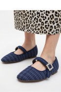 Damskie Baleriny ELIORA ? BLUE - Inello