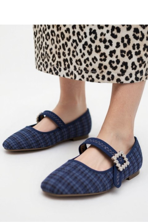 Damskie Baleriny ELIORA ? BLUE - Inello Damskie Baleriny ELIORA ? BLUE - Inello