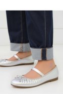 Damskie Baleriny ELVINA ? SILVER - Inello