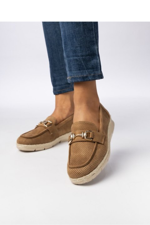 Damskie Mokasyny ? Camel LARISA CAMEL - Inello Damskie Mokasyny ? Camel LARISA CAMEL - Inello