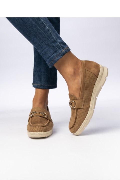 Damskie Mokasyny ? Camel LARISA CAMEL - Inello Damskie Mokasyny ? Camel LARISA CAMEL - Inello
