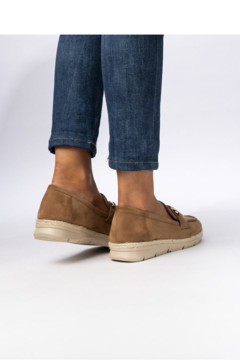 Damskie Mokasyny ? Camel LARISA CAMEL - Inello Damskie Mokasyny ? Camel LARISA CAMEL - Inello