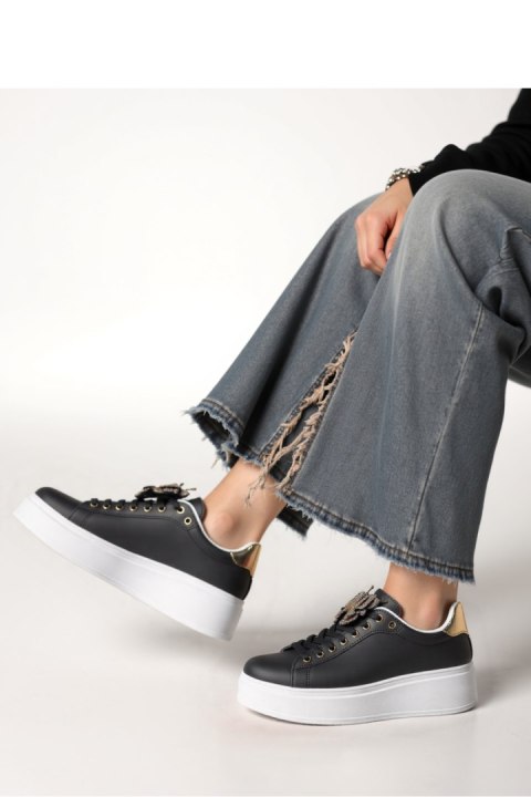 Damskie Sneakersy BUTTERFLY LUX ? Black - Inello Damskie Sneakersy BUTTERFLY LUX ? Black - Inello