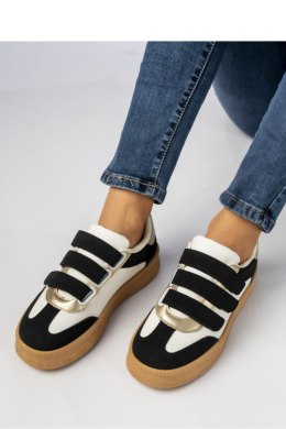 Damskie Sneakersy ? Czarne AURORA BLACK - Inello