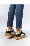 Damskie Sneakersy ? Czarne AURORA BLACK - Inello