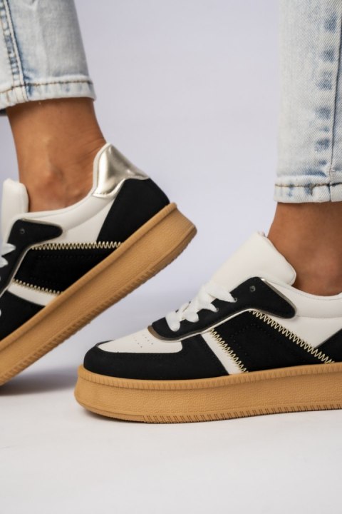 Damskie Sneakersy DULXO BLACK - Inello Damskie Sneakersy DULXO BLACK - Inello