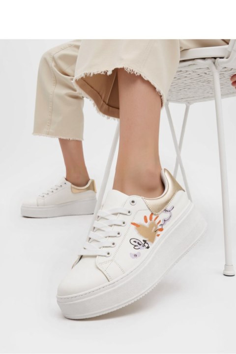 Damskie Sneakersy LUMIX GOLD - Inello Damskie Sneakersy LUMIX GOLD - Inello