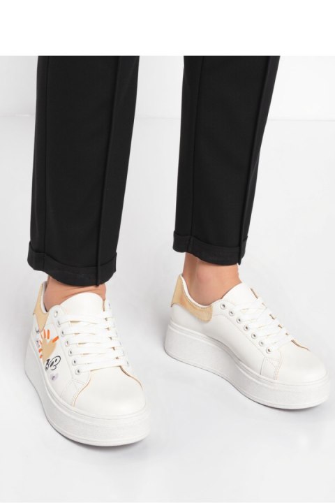 Damskie Sneakersy LUMIX GOLD - Inello Damskie Sneakersy LUMIX GOLD - Inello