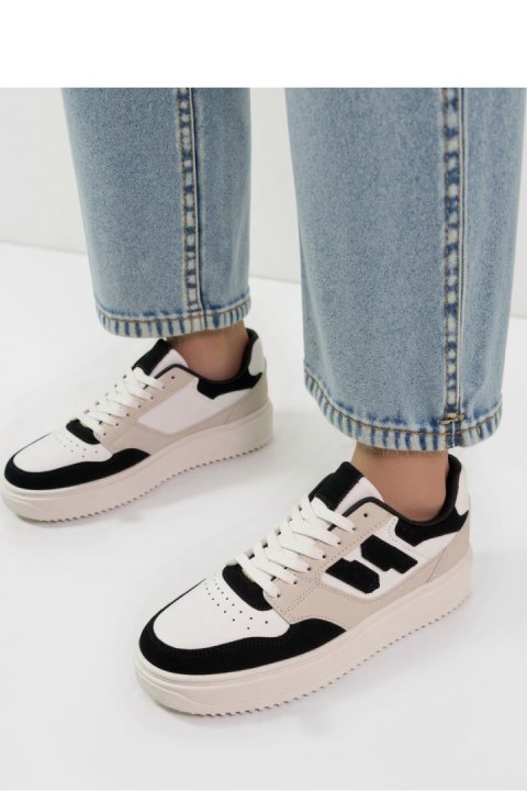 Damskie Sneakersy NORVIN ? White/Black - Inello Damskie Sneakersy NORVIN ? White/Black - Inello