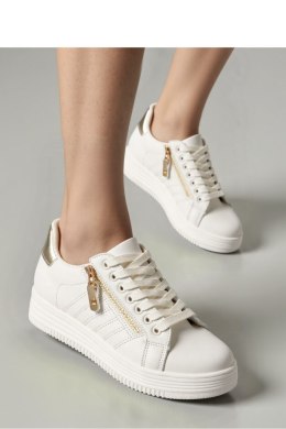 Damskie Sneakersy SAVONA BEIGE ? Stylowe Buty na Platformie - Inello