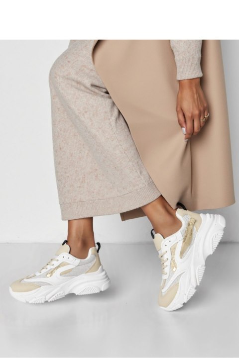 Damskie Sneakersy SOLARA GOLD - Inello Damskie Sneakersy SOLARA GOLD - Inello