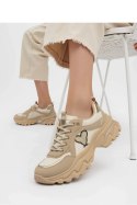 Damskie Sneakersy SOLARA KHAKI - Inello