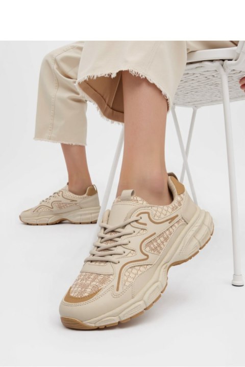 Damskie Sneakersy STELLAR ? Beige - Inello Damskie Sneakersy STELLAR ? Beige - Inello