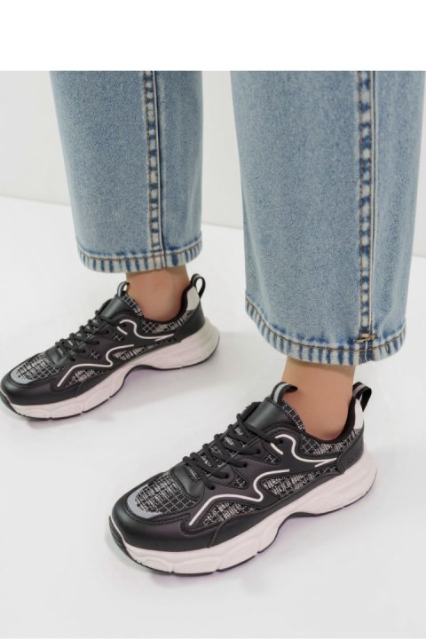 Damskie Sneakersy STELLAR ? Black - Inello Damskie Sneakersy STELLAR ? Black - Inello