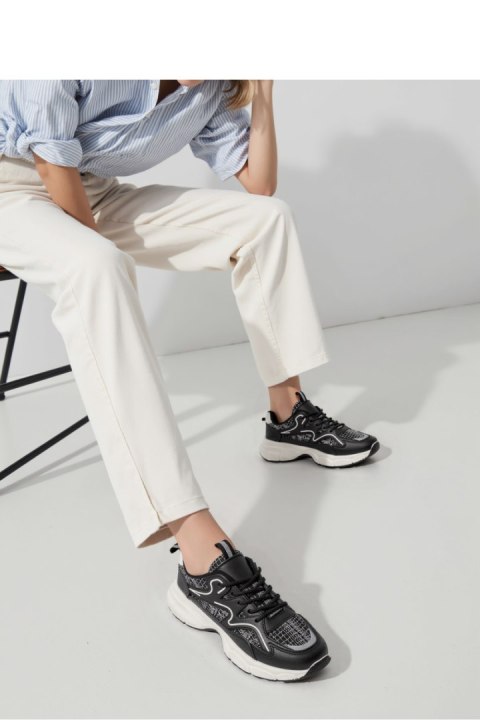 Damskie Sneakersy STELLAR ? Black - Inello Damskie Sneakersy STELLAR ? Black - Inello