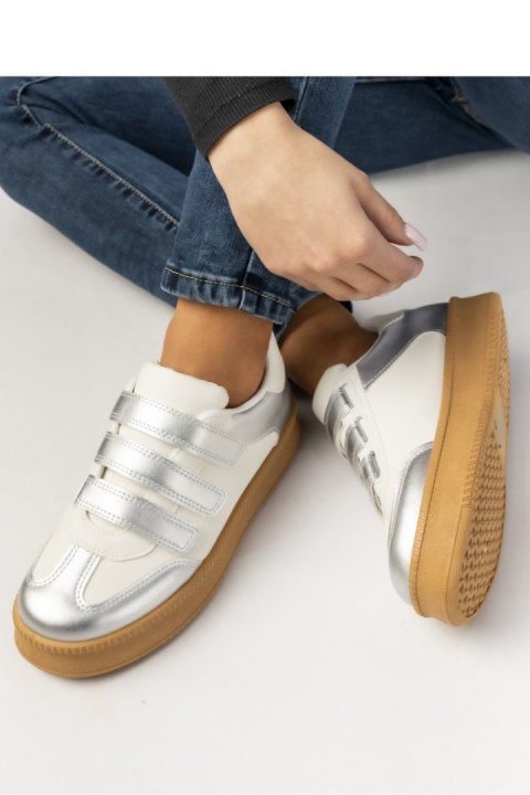 Damskie Sneakersy ? Srebrne AURORA SILVER - Inello Damskie Sneakersy ? Srebrne AURORA SILVER - Inello