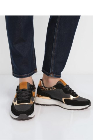 Damskie Sneakersy VELORE ? Black Gold - Inello