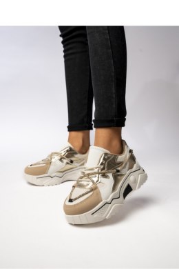 Damskie Sneakersy VEYRA BEIGE - Inello