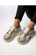 Damskie Sneakersy VEYRA BEIGE - Inello