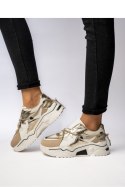 Damskie Sneakersy VEYRA BEIGE - Inello