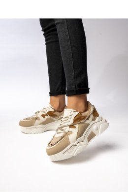 Damskie Sneakersy VEYRA KHAKI - Inello
