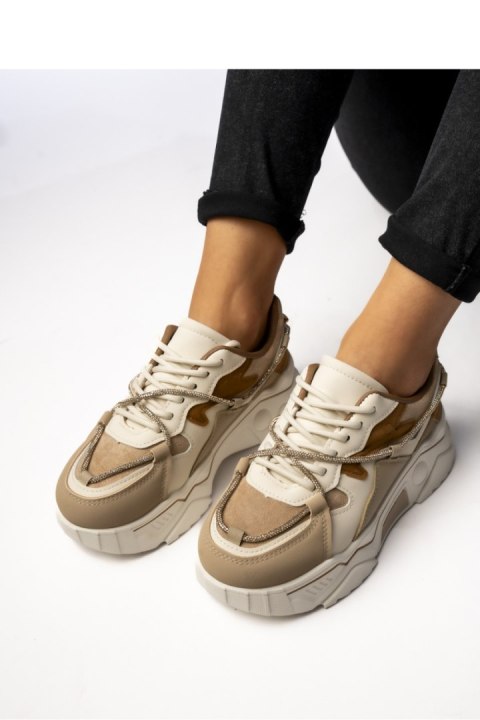 Damskie Sneakersy VEYRA KHAKI - Inello Damskie Sneakersy VEYRA KHAKI - Inello