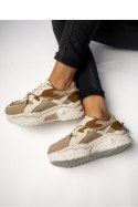 Damskie Sneakersy VEYRA KHAKI - Inello