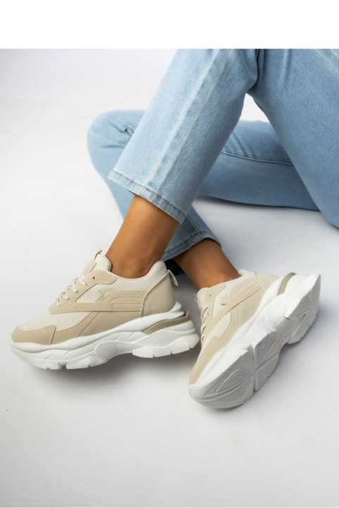 Damskie Sneakersy ZIRANA BEIGE - Inello Damskie Sneakersy ZIRANA BEIGE - Inello
