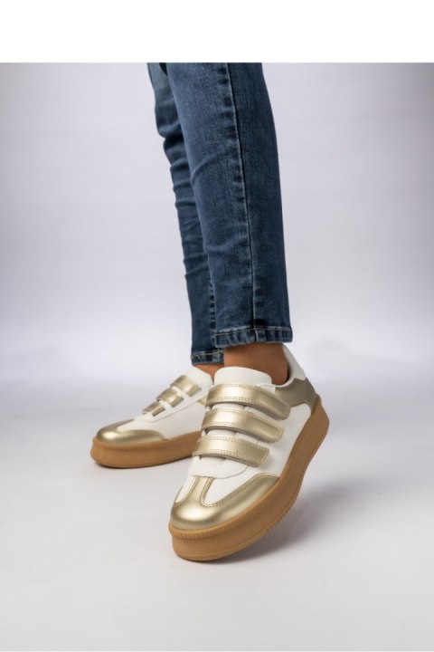 Damskie Sneakersy ? Złote AURORA GOLD - Inello Damskie Sneakersy ? Złote AURORA GOLD - Inello