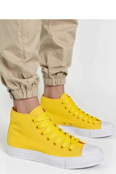 Damskie Trampki LIVIO YELLOW - Inello Damskie Trampki LIVIO YELLOW - Inello