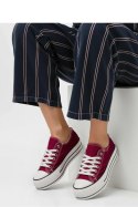 Damskie Trampki VELTRO WINE ? Klasyczne Buty na Platformie - Inello