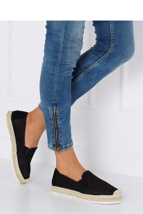 ESPADRYLE DAMSKIE CZARNE 6602 BLACK - Inello ESPADRYLE DAMSKIE CZARNE 6602 BLACK - Inello