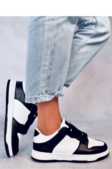 Sneakersy dwukolorowe BALLOU BLACK - Inello Sneakersy dwukolorowe BALLOU BLACK - Inello