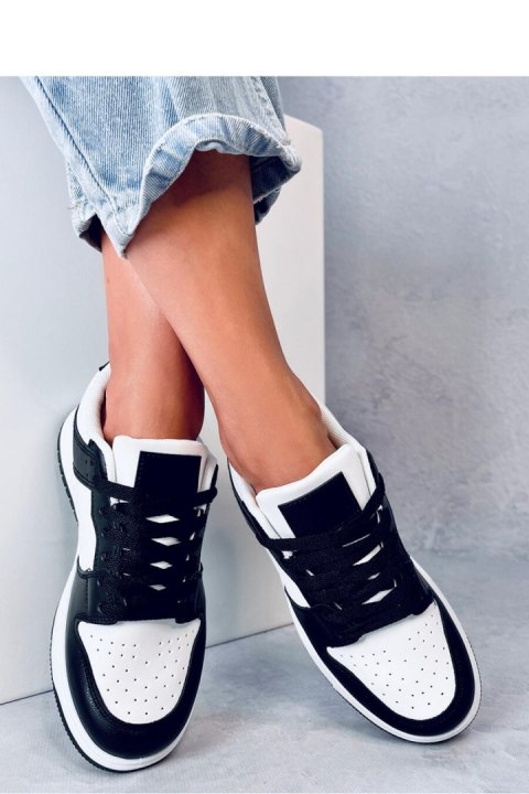 Sneakersy dwukolorowe BALLOU BLACK - Inello Sneakersy dwukolorowe BALLOU BLACK - Inello