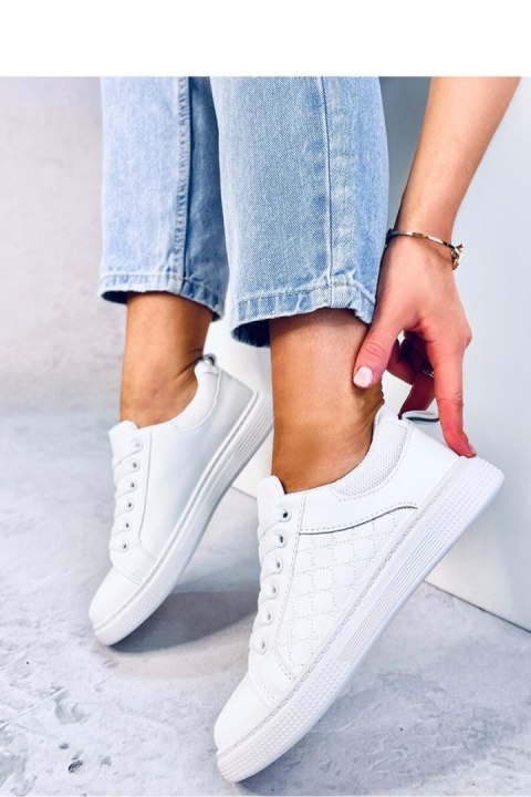 Trampki damskie KEELER WHITE - Inello Trampki damskie KEELER WHITE - Inello