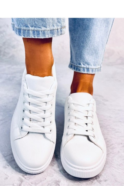 Trampki damskie KEELER WHITE - Inello Trampki damskie KEELER WHITE - Inello