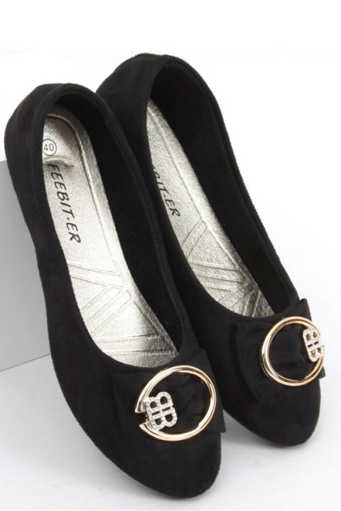 Baleriny damskie GAURI BLACK - Inello Baleriny damskie GAURI BLACK - Inello