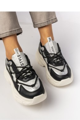 DAMSKIE SNEAKERS VIVIAN BLACK - Inello