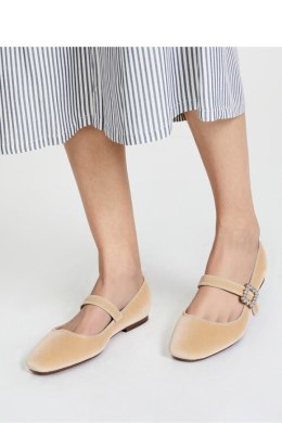 Damskie Baleriny FINDLAY ? BEIGE - Inello