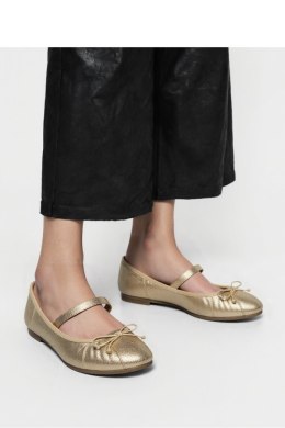 Damskie Baleriny LUSIA ? GOLD - Inello