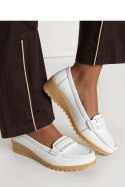 Damskie Mokasyny ALORA WHITE - Inello