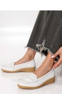 Damskie Mokasyny ALORA WHITE - Inello