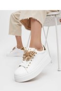 Damskie Sneakersy BUTTERFLY LUX ? Gold - Inello