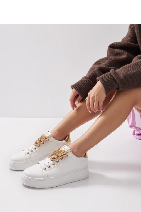 Damskie Sneakersy BUTTERFLY LUX ? Gold - Inello Damskie Sneakersy BUTTERFLY LUX ? Gold - Inello