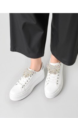 Damskie Sneakersy BUTTERFLY LUX ? Silver - Inello