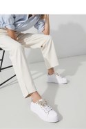 Damskie Sneakersy BUTTERFLY LUX ? Silver - Inello